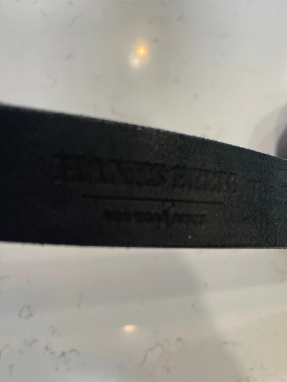 Hanks Belts Full Grain Black Leather Men’s Belt Size 60